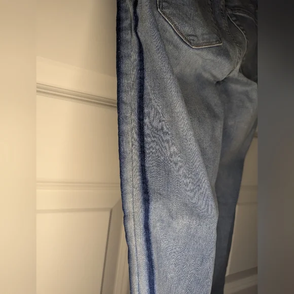 Pac Sun Womens Ankle Jegging Size 23 - 2 Blue Stripes down the side - Picture 4 of 11